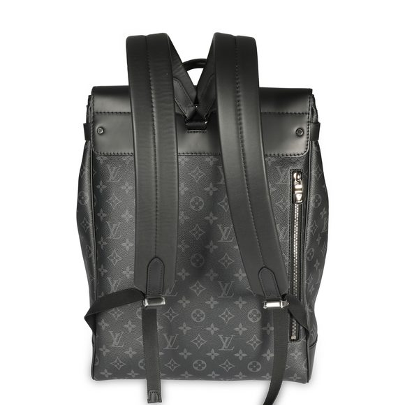 Louis Vuitton Black Monogram Eclipse Steamer Backpack - Picture 3 of 8